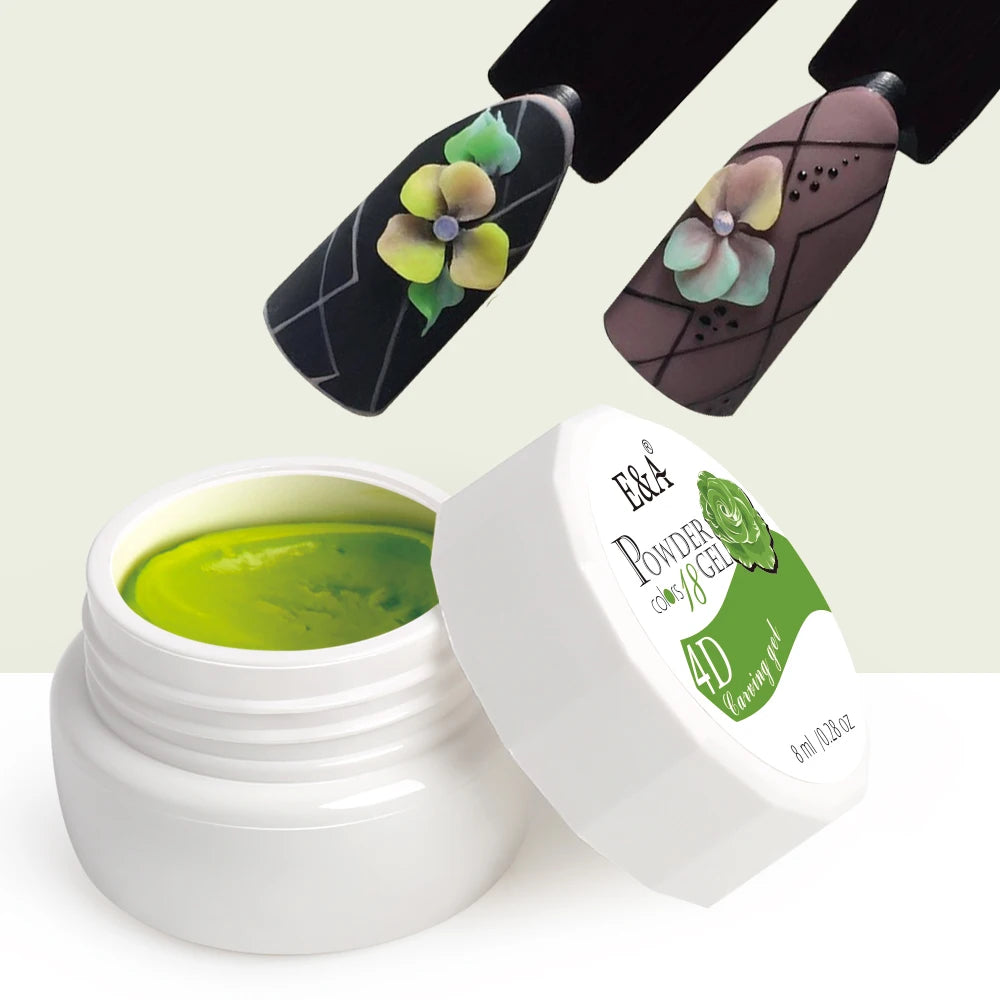 3D Modeling Plasticine Gel Nail Polish