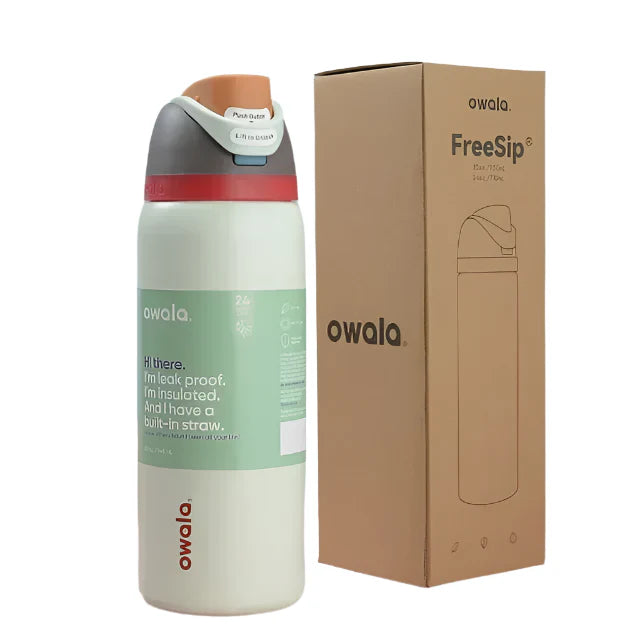 Owala FreeSip Black and White