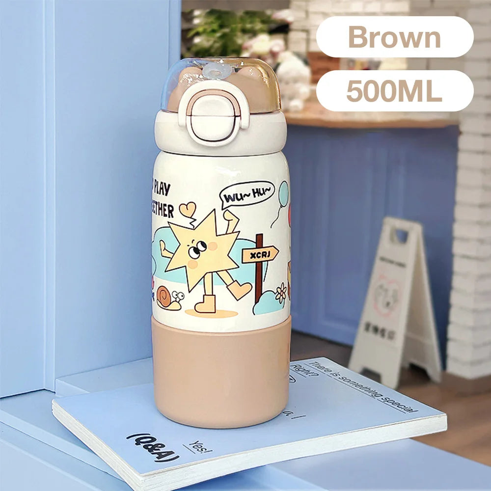 Kids Water Bottle For Outdoor - Stainless Steel