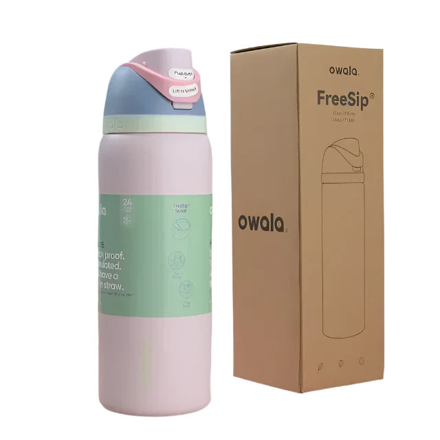 Owala FreeSip Black and White